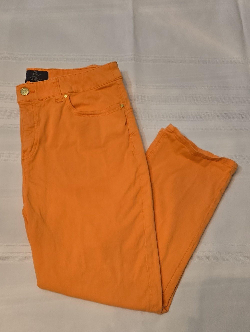 Chico's Orange Women's Casual Crop Pants